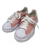 MIHARA YASUHIROミハラヤスヒロ）の古着「BLAKEY original stc sole canvas lowcut sneaker」｜ピンク