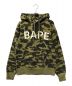 A BATHING APE（アベイシングエイプ）の古着「1st Camo Bape Print Hoodi」｜グリーン