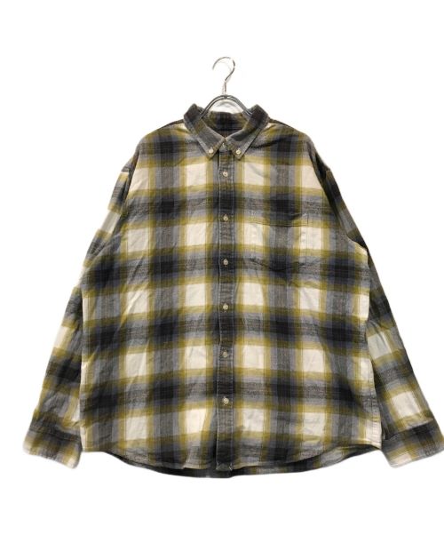 SUPREME（シュプリーム）SUPREME (シュプリーム) Brushed Plaid Flannel Shirt ベージュ サイズ:Lの古着・服飾アイテム