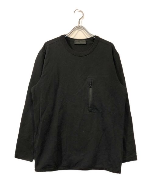 STONE ISLAND（ストーンアイランド）STONE ISLAND (ストーンアイランド) Soft stretch lightweight sweatshirt ブラック サイズ:Mの古着・服飾アイテム