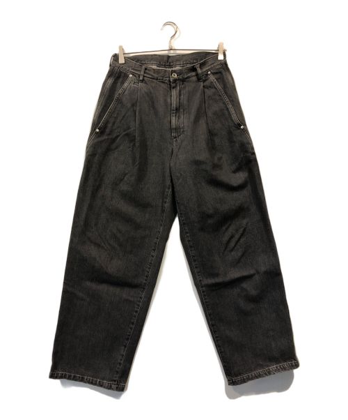 ULTERIOR（アルテリア）ULTERIOR (アルテリア) OLD DENIM WIDE PANTS ブラック サイズ:3の古着・服飾アイテム