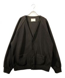 stein（シュタイン）の古着「22ssGradation Pleats Cardigan」｜ブラック