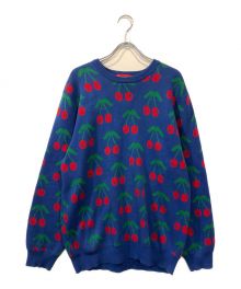 SUPREME（シュプリーム）の古着「Cherries Sweater」｜ブルー