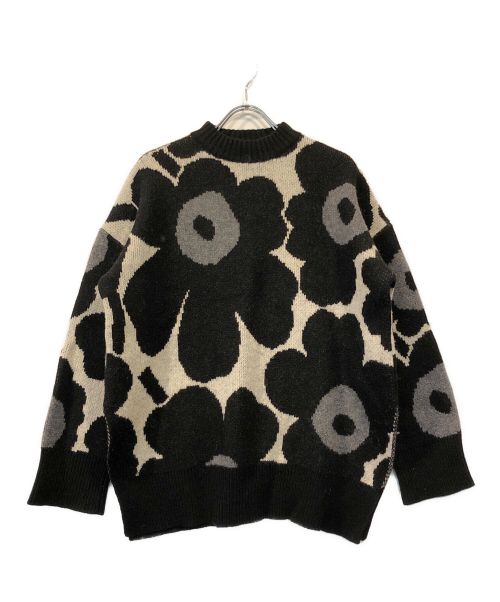 marimekko（マリメッコ）marimekko (マリメッコ) ウニッコニット ホワイト×ブラック サイズ:SIZE Sの古着・服飾アイテム