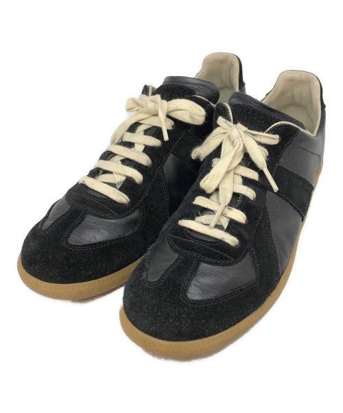 Maison Margiela（メゾンマルジェラ）Maison Margiela (メゾンマルジェラ) Replica German Trainer ブラック サイズ:SIZE 43の古着・服飾アイテム