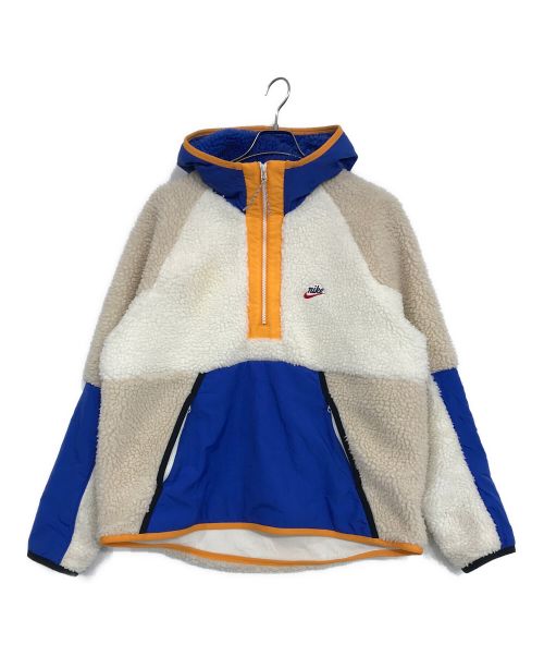 NIKE（ナイキ）NIKE (ナイキ) HALF ZIP HOODIE WINTER アイボリー サイズ:XLの古着・服飾アイテム