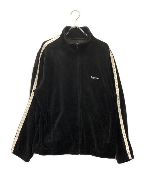 SUPREME（シュプリーム）SUPREME (シュプリーム) Studded Velour Track Jacket ブラック サイズ:Mの古着・服飾アイテム