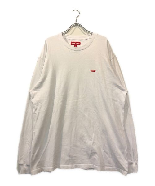 SUPREME（シュプリーム）SUPREME (シュプリーム) SMALL BOX LOGO L/S ホワイト サイズ:Lの古着・服飾アイテム