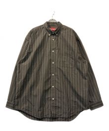 SUPREME（シュプリーム）の古着「24AW Loose Fit Stripe Shirt」｜グレー