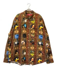 SUPREME（シュプリーム）の古着「Hardcore Printed Corduroy Shirt」｜ブラウン