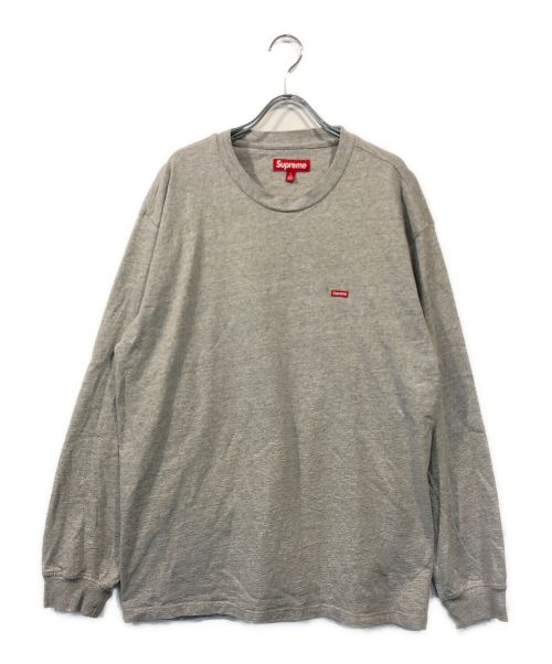 SUPREME（シュプリーム）SUPREME (シュプリーム) SMALL BOX LOGO L/S グレー サイズ:Lの古着・服飾アイテム