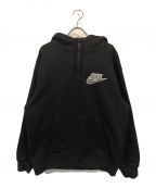 NIKE×SUPREMEナイキ×シュプリーム）の古着「Half Zip Hooded Sweatshirt」｜ブラック