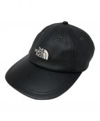 THE NORTH FACE×SUPREMEザ ノース フェイス×シュプリーム）の古着「Leather 6-Panel Cap」｜ブラック