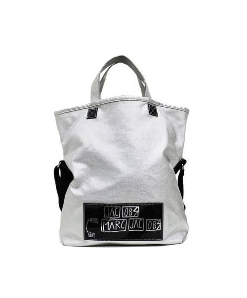 中古 古着通販 Marc By Marc Jacobs マークバイマークジェイコブス キャンバストートバッグ シルバー ブランド 古着通販 トレファク公式 Trefac Fashion