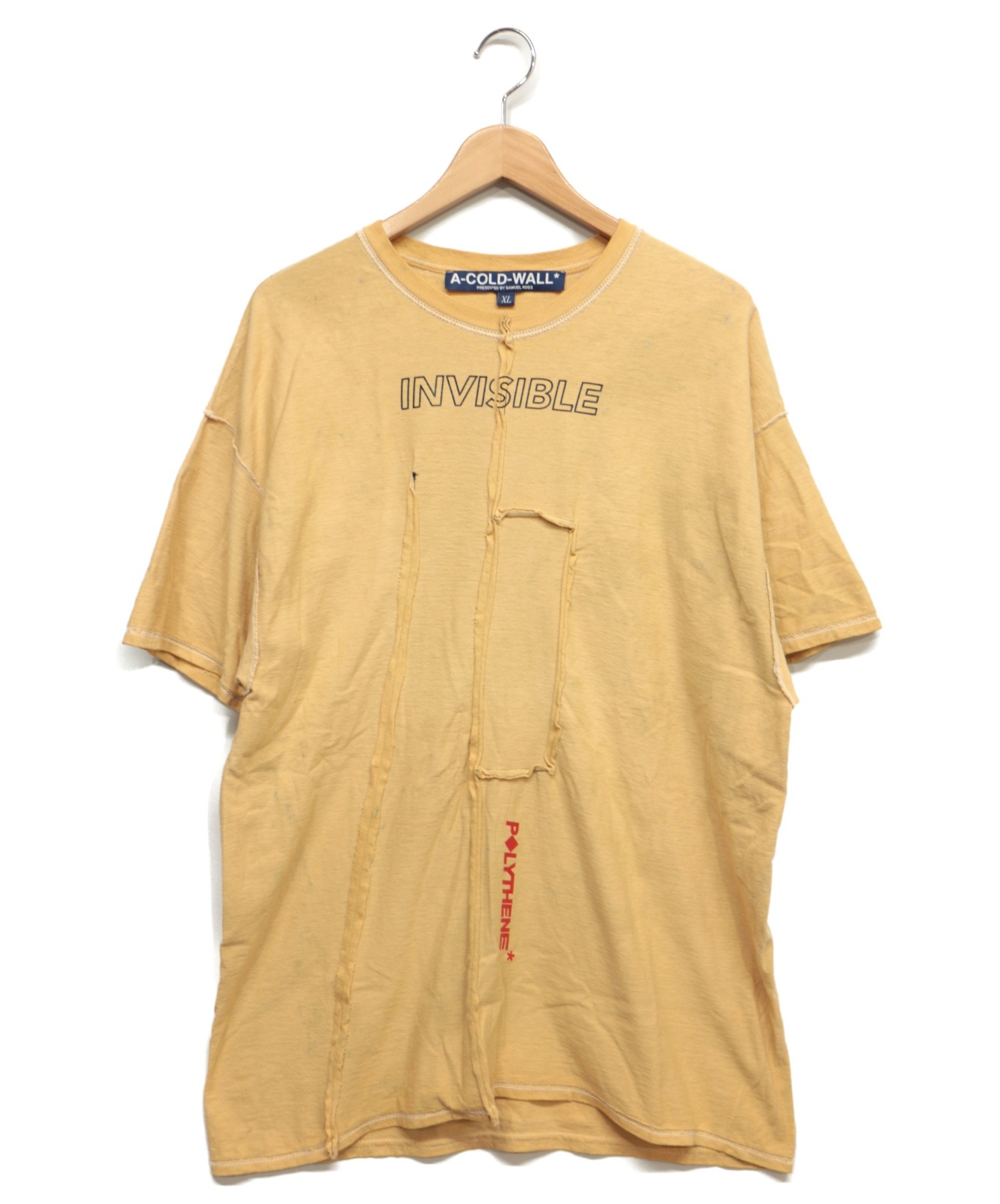 中古 古着通販 A Cold Wall ア コールド ウォール Invisible Polythene T Shirt ベージュ サイズ Xl ブランド 古着通販 トレファク公式 Trefac Fashion