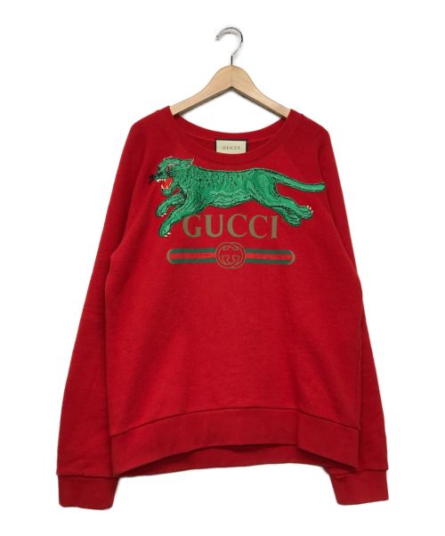 中古・古着通販】GUCCI (グッチ) タイガーエンブロイダリースウェット