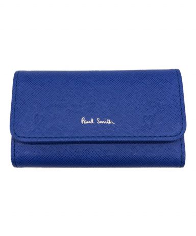 【中古・古着通販】Paul Smith (ポールスミス) 4連キーケース ブルー