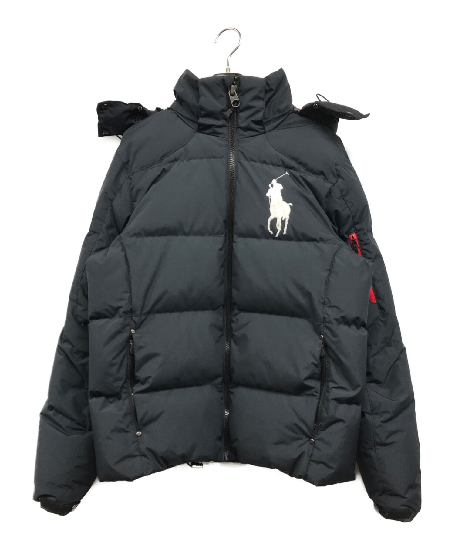 POLO RALPH LAUREN (ポロ・ラルフローレン) ビッグポニーダウンジャケット ネイビー サイズ:S