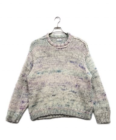 【中古・古着通販】URU (ウル) CREW NECK KNIT ホワイト サイズ