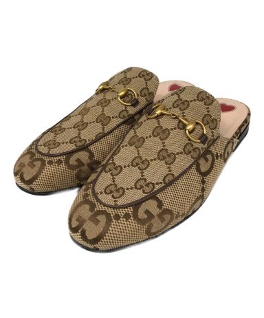 中古・古着通販】GUCCI (グッチ) ジャンボGGプリンスタウンミュール