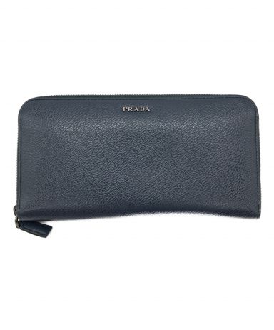 中古・古着通販】PRADA (プラダ) 長財布 ネイビー｜ブランド・古着通販