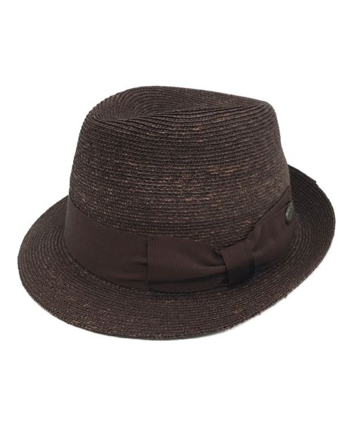 BORSALINO（ボルサリーノ）BORSALINO (ボルサリーノ) パナマハット ブラウンの古着・服飾アイテム