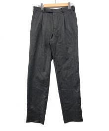 JOHN LAWRENCE SULLIVAN（ジョン ローレンス サリバン）の古着「WOOL TAPERED TROUSERS」｜グレー