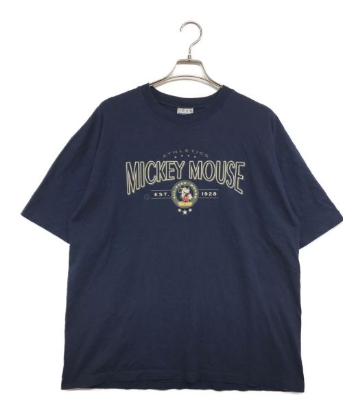 GEAR（ギア）GEAR (ギア) MICKEY MOUSE (ミッキーマウス) プリントTシャツ ネイビー サイズ:XLの古着・服飾アイテム