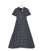 MARIHAマリハ）の古着「夏のパリジェンヌのドレス」｜ブラック×ホワイト