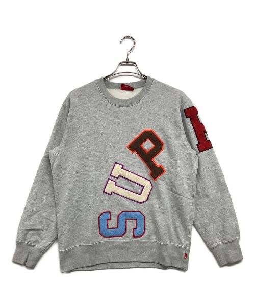 SUPREME（シュプリーム）Supreme (シュプリーム) Big Arc Crewneck グレー サイズ:Ⅿの古着・服飾アイテム