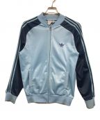 adidasアディダス）の古着「70'sトラックジャケット」｜ブルー