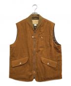 THE FABRICザファブリック）の古着「HUNTER CORDUROY VEST」｜ブラウン