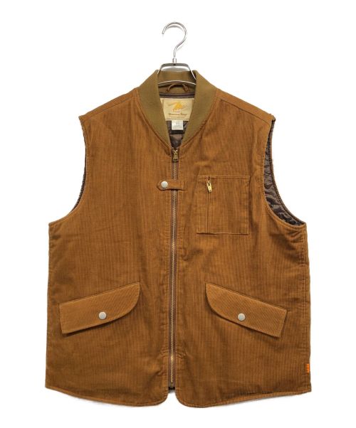 THE FABRIC（ザファブリック）THE FABRIC (ザファブリック) HUNTER CORDUROY VEST ブラウン サイズ:40の古着・服飾アイテム