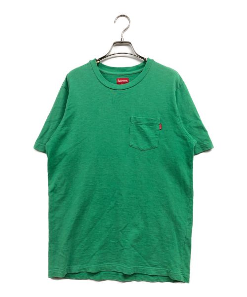 SUPREME（シュプリーム）Supreme (シュプリーム) Pocket Tee グリーン サイズ:Ⅿの古着・服飾アイテム