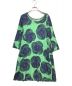 marimekko（マリメッコ）の古着「カットソーワンピース」｜グリーン