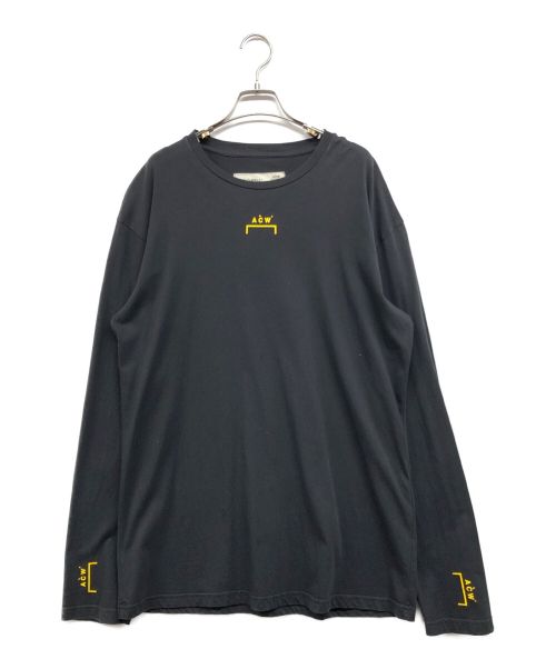 A-COLD-WALL（ア・コールド・ウォール）A-COLD-WALL (ア・コールド・ウォール) Long Sleeve Bracket Logo Tee ブラック サイズ:Ⅼの古着・服飾アイテム