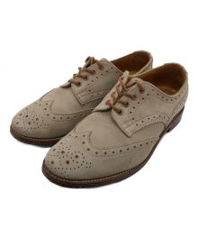 Tricker's（トリッカーズ）の古着「メダリオンウィングチップシューズ」｜ベージュ