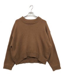 TODAYFUL（トゥデイフル）の古着「Roundhem Heavy Knit」｜ブラウン