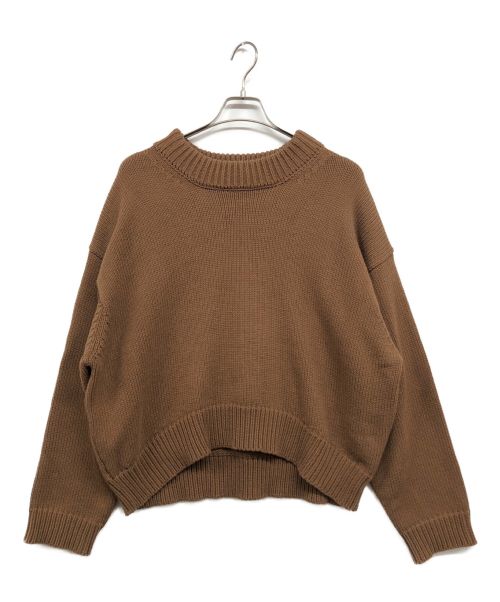 TODAYFUL（トゥデイフル）TODAYFUL (トゥデイフル) Roundhem Heavy Knit ブラウン サイズ:Fの古着・服飾アイテム