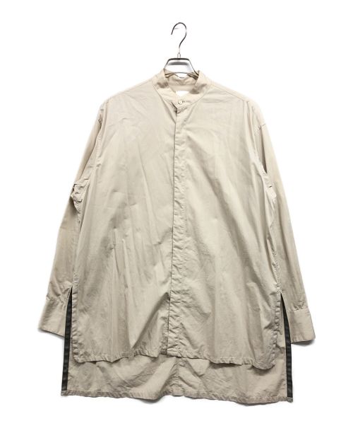 SUBLATIONS（サブレーションズ）SUBLATIONS (サブレーションズ) BAND COLLAR SHIRT/バンドカラーシャツ カーキ サイズ:Freeの古着・服飾アイテム