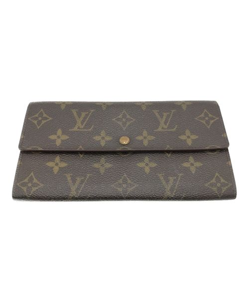 LOUIS VUITTON（ルイ ヴィトン）LOUIS VUITTON (ルイ ヴィトン) ポルトフォイユ・サラ ブラウンの古着・服飾アイテム