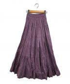MARIHAマリハ）の古着「草原の虹のスカート」｜パープル