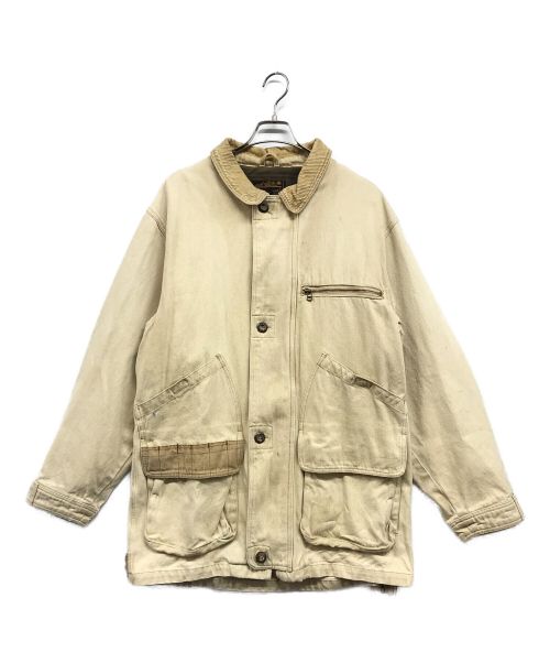 Eddie Bauer（エディーバウアー）Eddie Bauer (エディーバウアー) ハンティングジャケット ベージュ サイズ:Mの古着・服飾アイテム