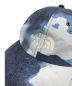 THE NORTH FACE (ザ ノース フェイス) SUPREME (シュプリーム) Bleached Denim Print 6-Panel Cap/ブリーチド　デニムプリント　シックスパネル　キャップ ネイビー サイズ:FREE：7800円