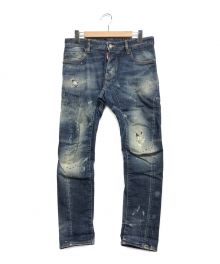 DSQUARED2（ディースクエアード）の古着「Tidy biker Jean」｜インディゴ