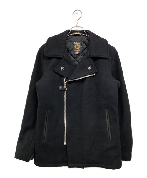 Schott（ショット）Schott (ショット) WOOL PEA COAT ネイビー サイズ:36の古着・服飾アイテム