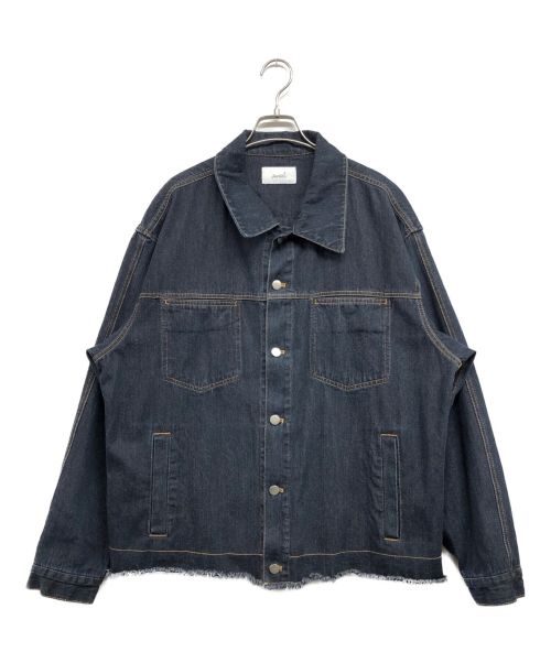 soerte（ソエルテ）soerte (ソエルテ) Cut-off denim jacket インディゴ サイズ:3の古着・服飾アイテム