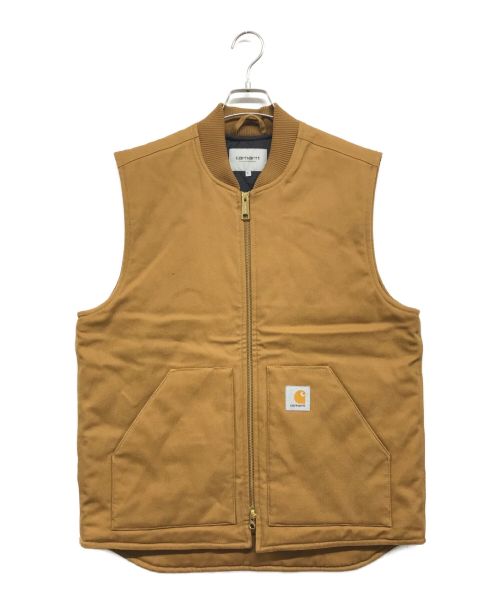 CarHartt（カーハート）CarHartt (カーハート) WIP VEST ブラウン サイズ:Ⅼの古着・服飾アイテム