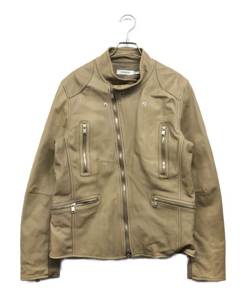 nonnative（ノンネイティブ）nonnative (ノンネイティブ) ライダースジャケット ベージュ サイズ:2の古着・服飾アイテム