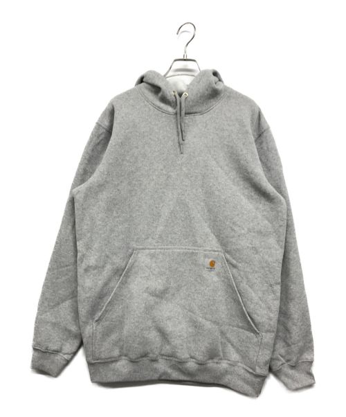 CarHartt（カーハート）CarHartt (カーハート) 裏起毛プルオーバーパーカー グレー サイズ:Ⅿの古着・服飾アイテム